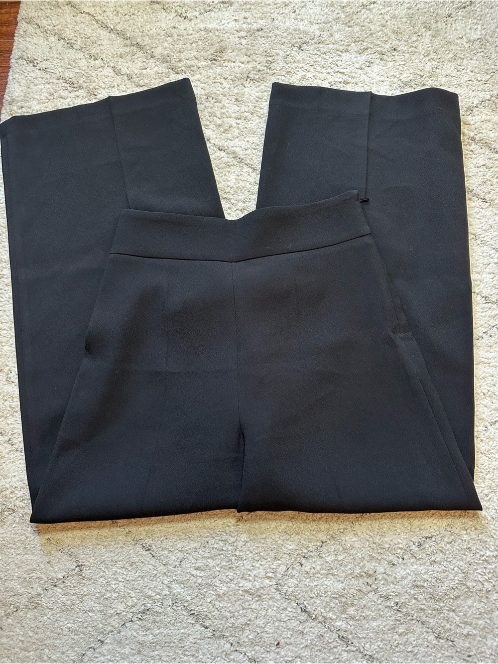 Zara Women’s Black Wide-Leg Trouser Pants Sz XS